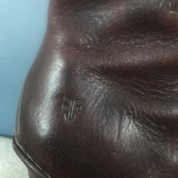 Frye women’s Victoria brown leather boots size 7 - Picture 3 of 7